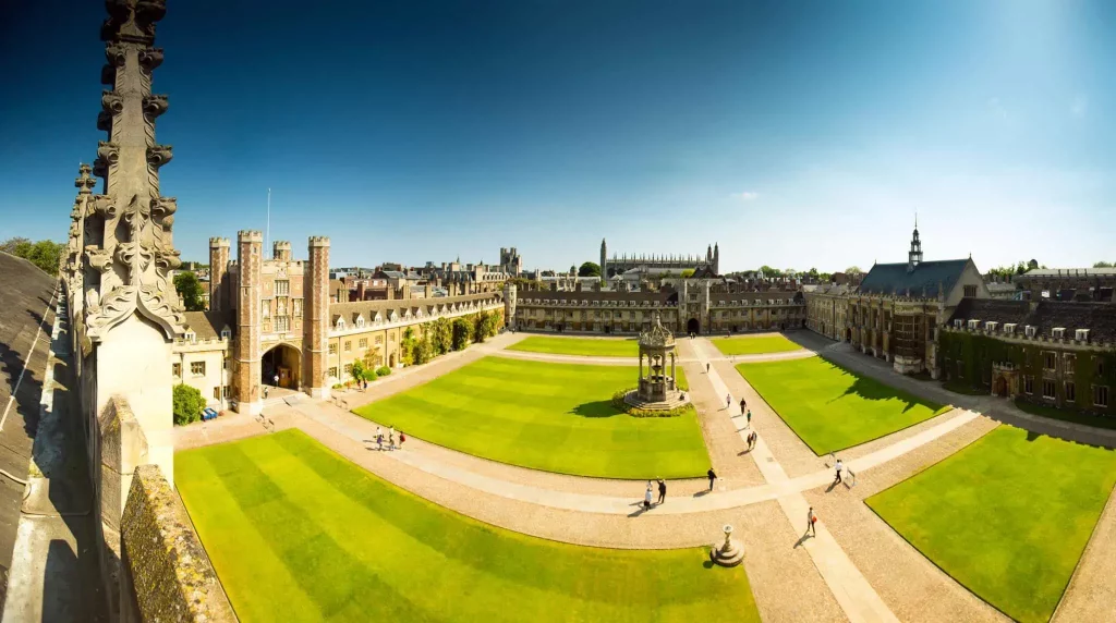 Tinity College at Cambridge, on of the best for engineering