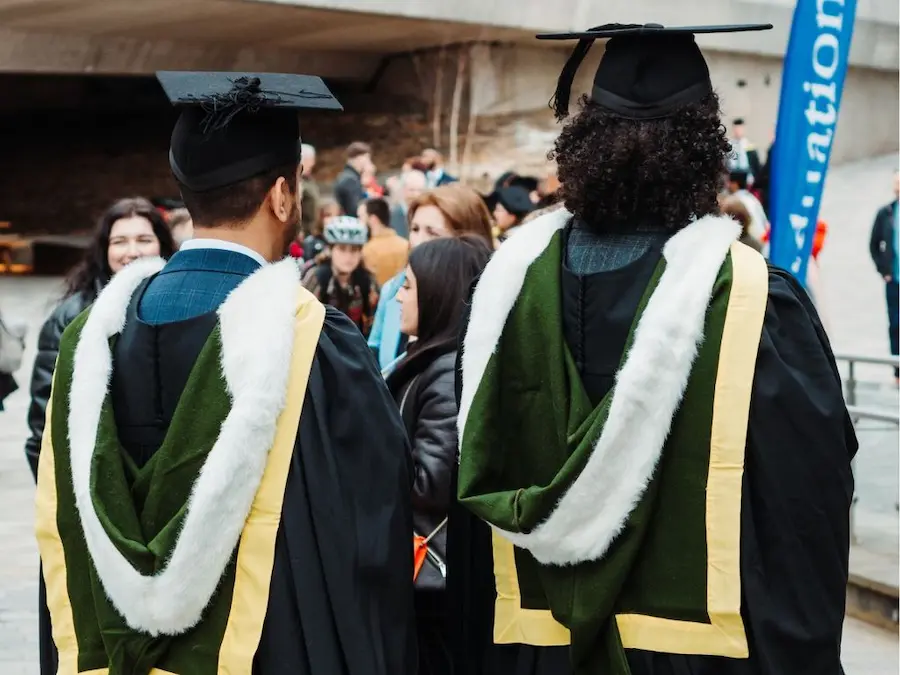 Sheffield University studens at graduation